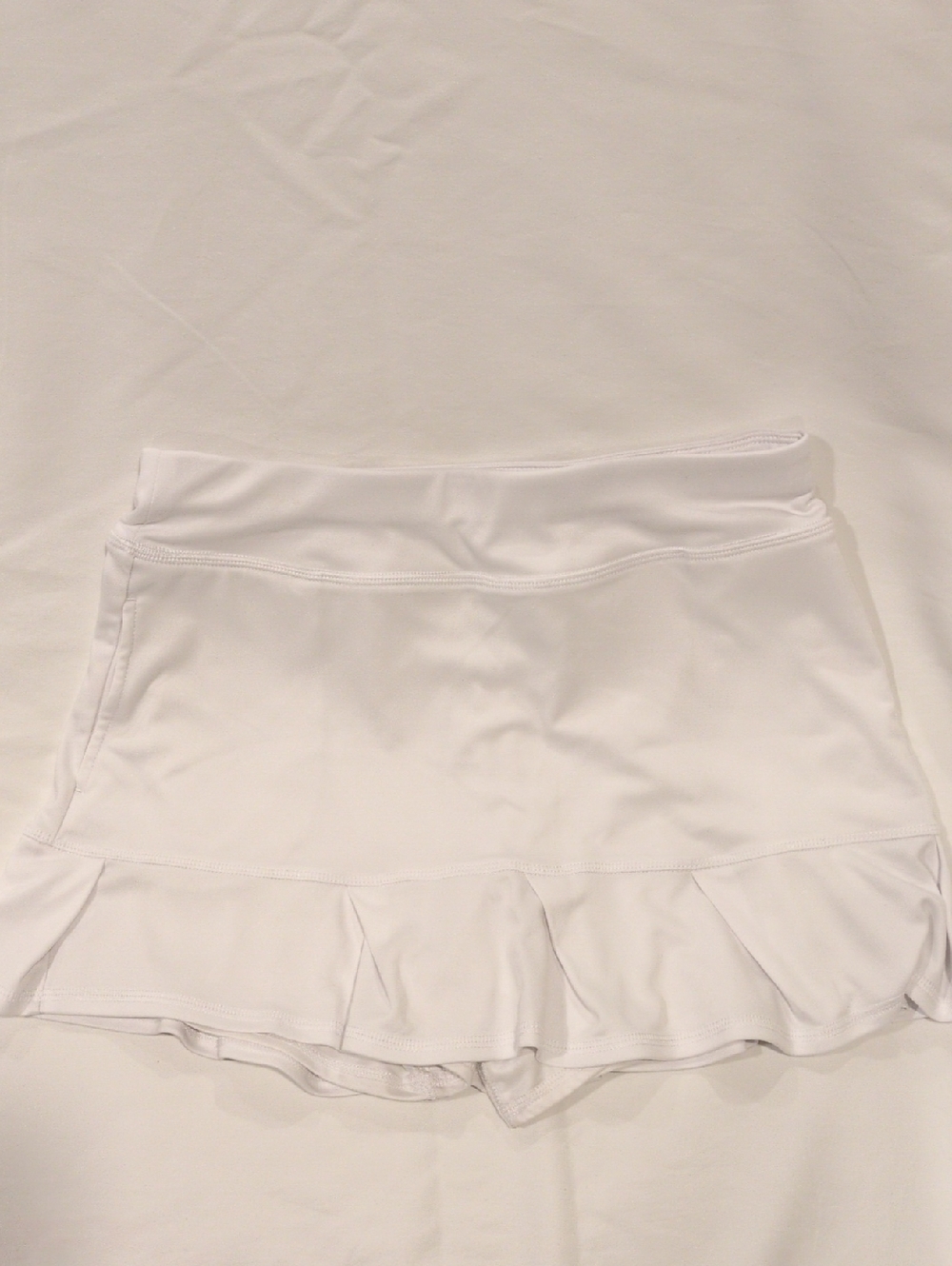 Grand Slam White Athletic Tennis Gold Skort Size Medium
